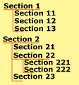 Sections